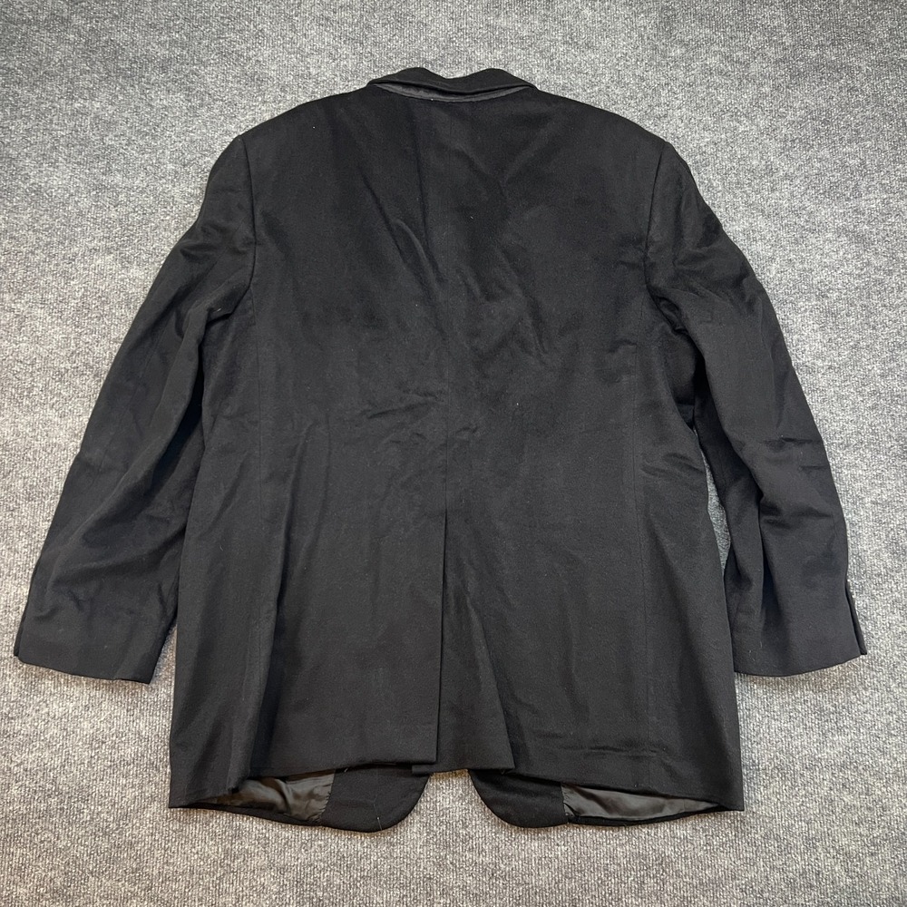 Neiman Marcus Men's Black Loro Piana 100% Cashmere 2 Button S/B Blazer 44R - Picture 13 of 14